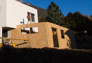 extension de batiment en bois en Belgique