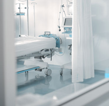 Salle d'h&ocirc;pital r&eacute;nov&eacute;e