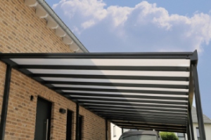 Carport adossé à la maison