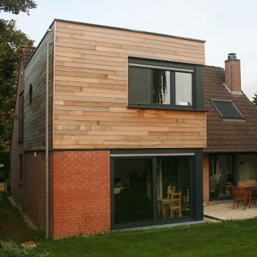 Une extension en bois